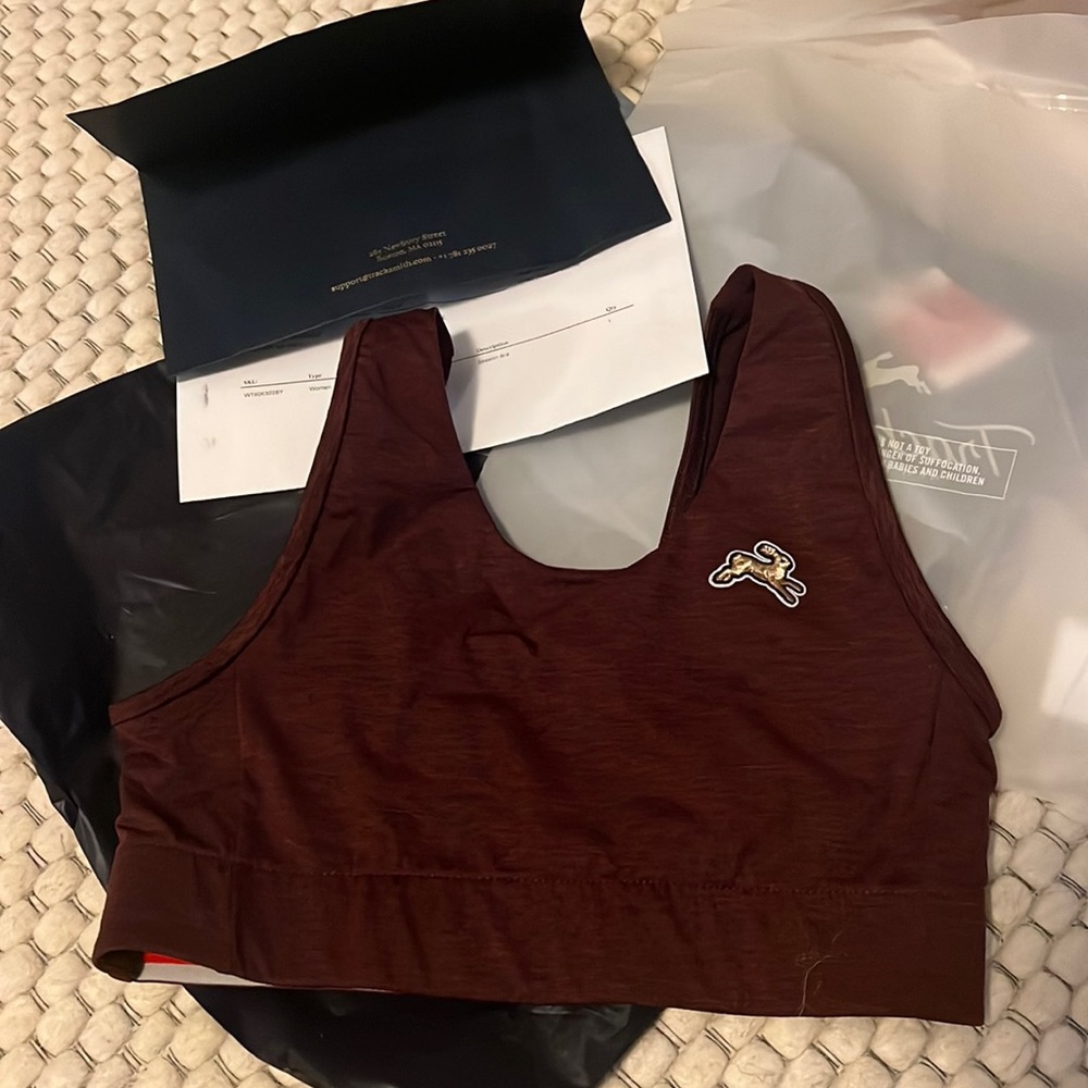 Brand new Tracksmith session sports bra S
